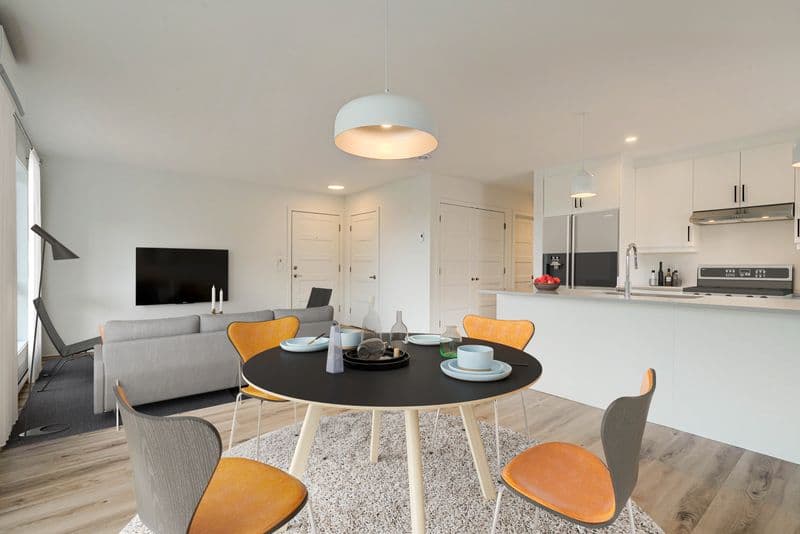 Mise en scène virtuelle after transformation - Professional virtual staging result by Hausvalet